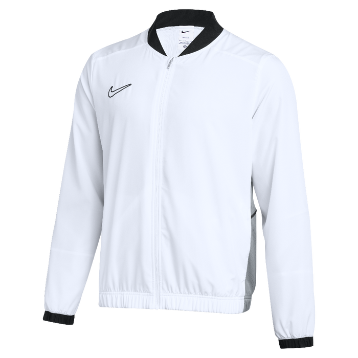 Nike Dri-Fit Academy 25 Woven Track Jacket in white/black