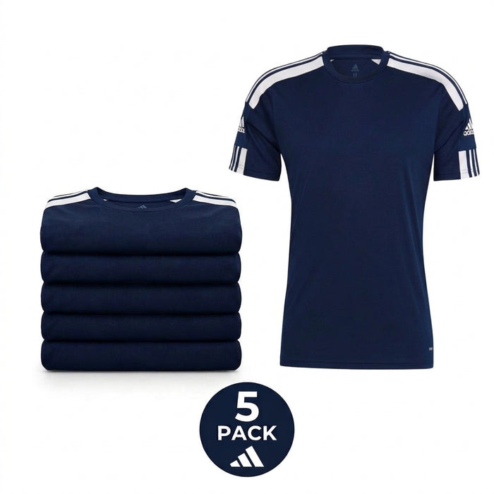 Adidas Squadra 21 Short Sleeve T-Shirt (5 Pack)