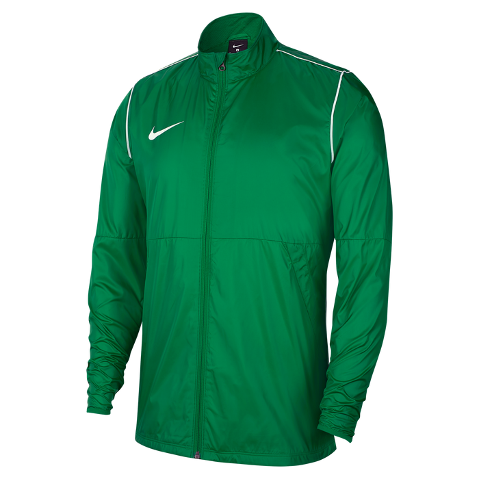 Nike Park 20 Repel Rain Jacket in Pine Green/White/White