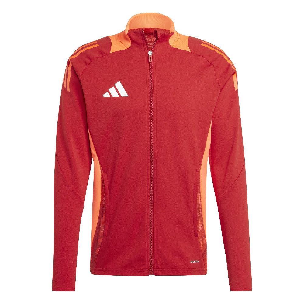 orange adidas tracksuit top