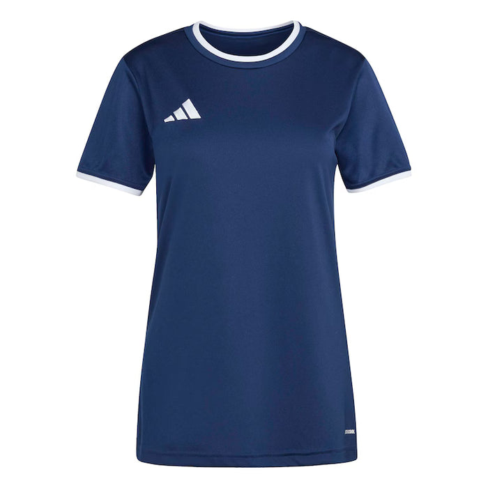 Blue Adidas sports jersey on a white background
