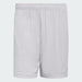 White shorts on a light gray background