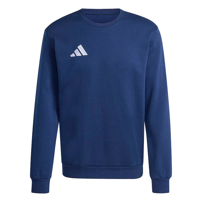 Blue sweatshirt with Adidas logo on a white background