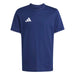 Blue t-shirt with Adidas logo on a white background
