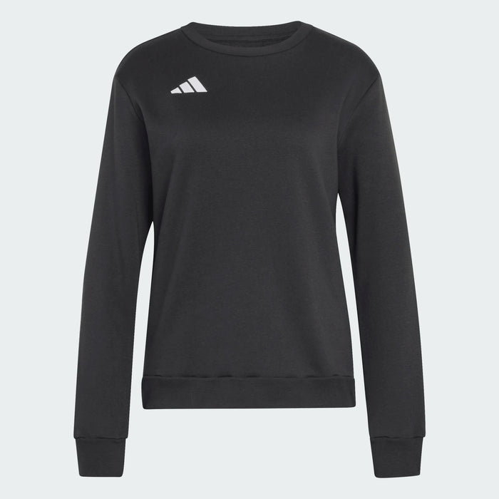 Black Adidas sweatshirt on a white background