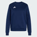 Navy blue sweatshirt with Adidas logo on a white background