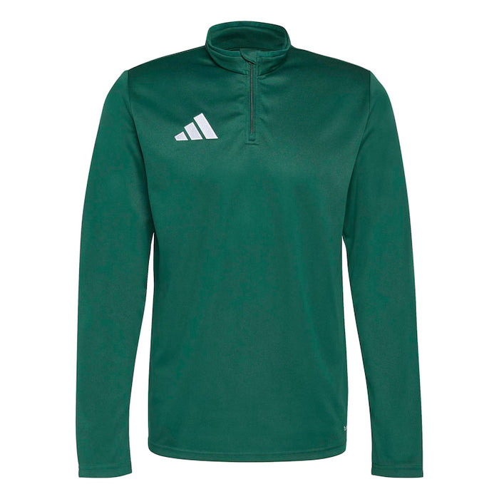 Green long-sleeve shirt with a white Adidas logo on a white background