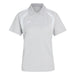 Gray Adidas polo shirt on a white background
