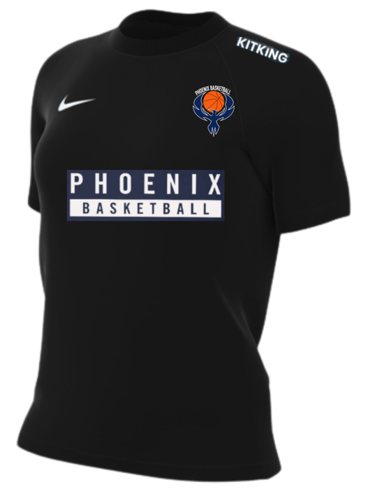 Phoenix Basketball Ladies Black Nike Tee