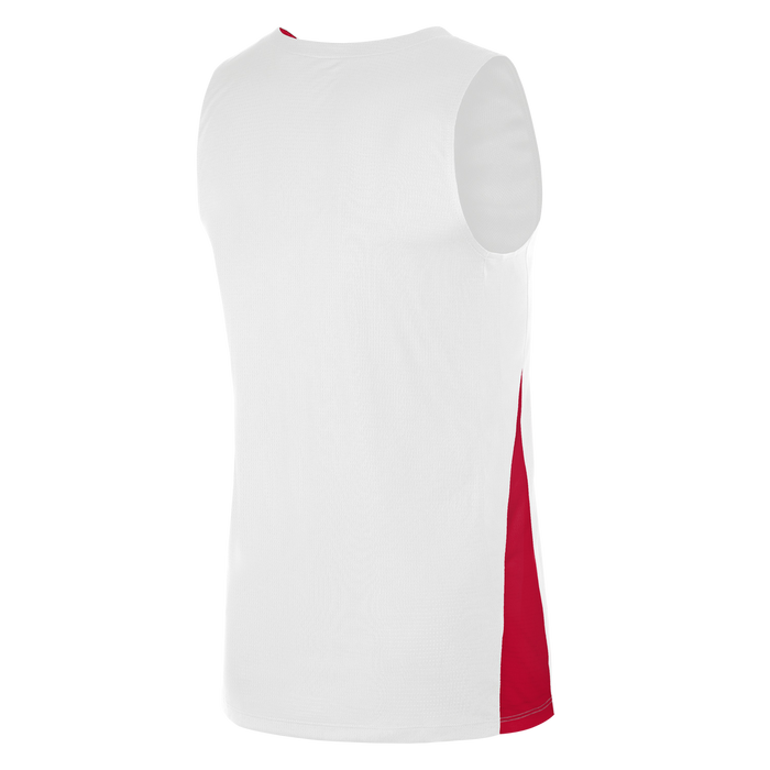 Nike Basketball Jersey in White/University Red