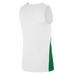 Nike Basketball Jersey in White/Pine Green