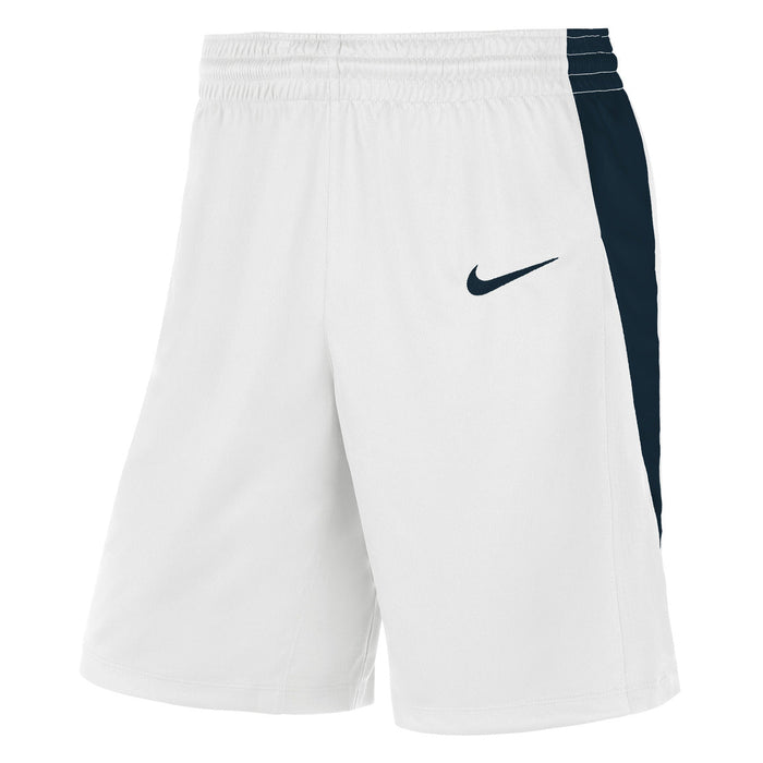 Nike Basketball Short in White/Obsidian