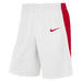Nike Basketball Short in White/University Red
