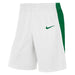 Nike Basketball Short in White/Pine Green