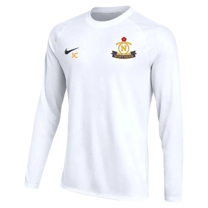 Northern CC Nike White Park VIII Long Sleeve Shirt