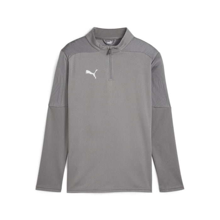 A grey Puma Team Final Training 1/4 Zip 