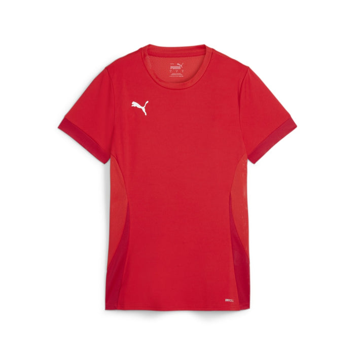 Puma Team Goal Matchday Short Sleeve Shirt Women's in red