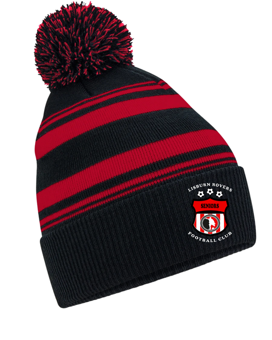 Lisburn Rovers Striped Beanie