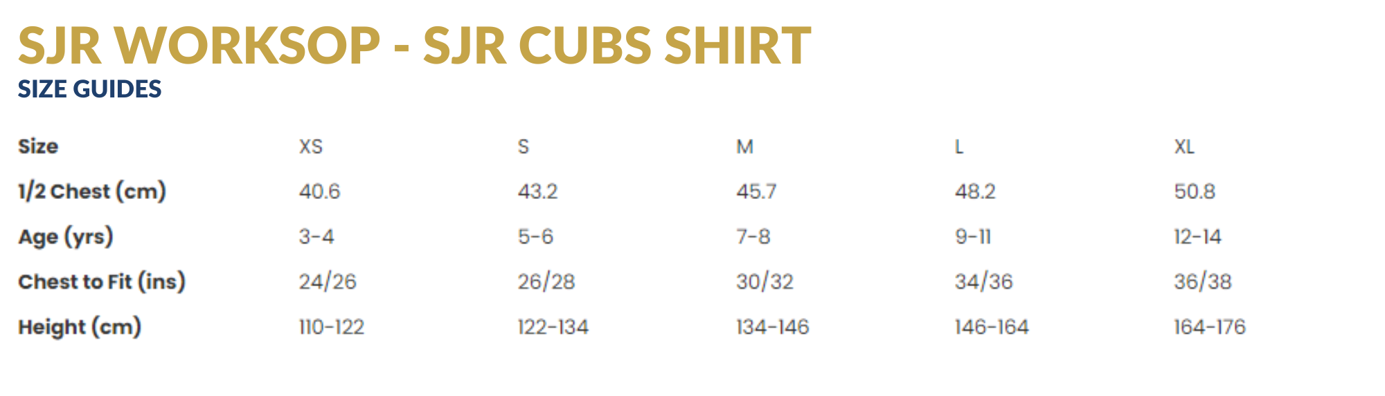 SJR Cubs Cotton Tee