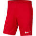 Nike Park III Short in University Red/White