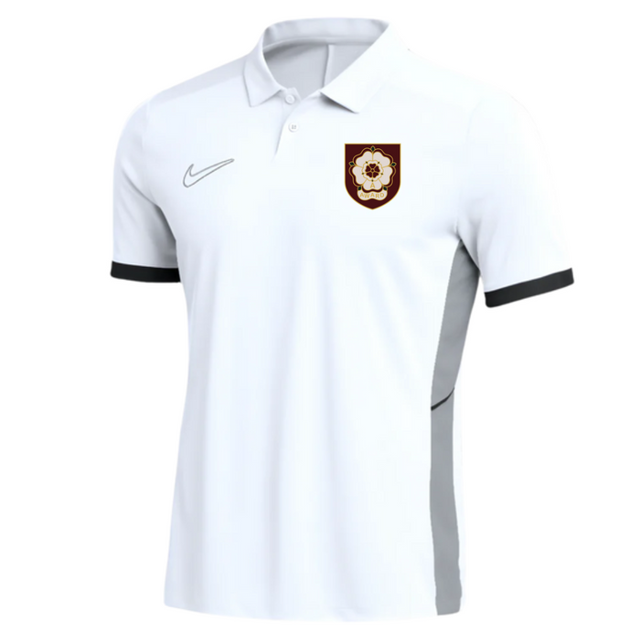 England Netball Unisex White Official's Polo Shirt - "A" Award