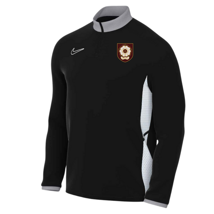 England Netball Unisex Black Official's 1/4 Zip Drill Top - "A" Award