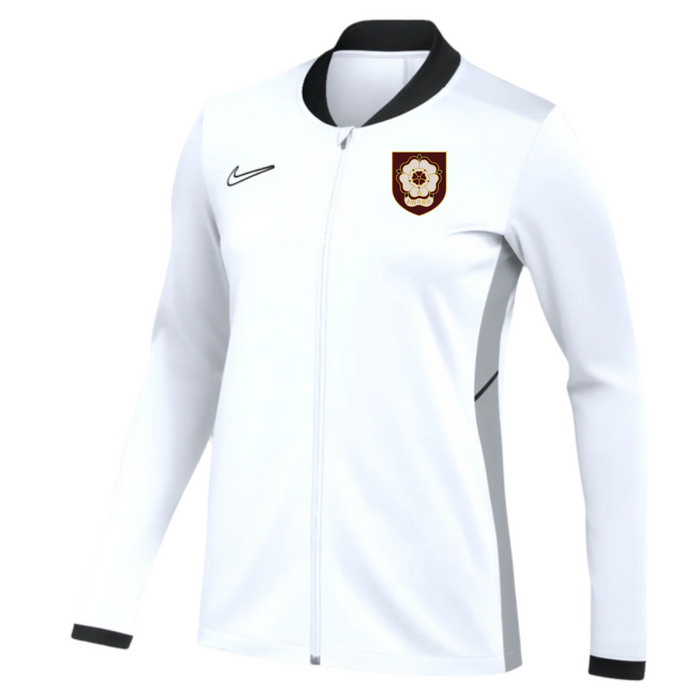England Netball Women's White Official's Full Zip Track Jacket - "A" Award