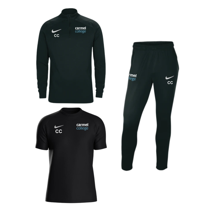 Carmel College Men's Sports Training Kit - Travel wear bundle