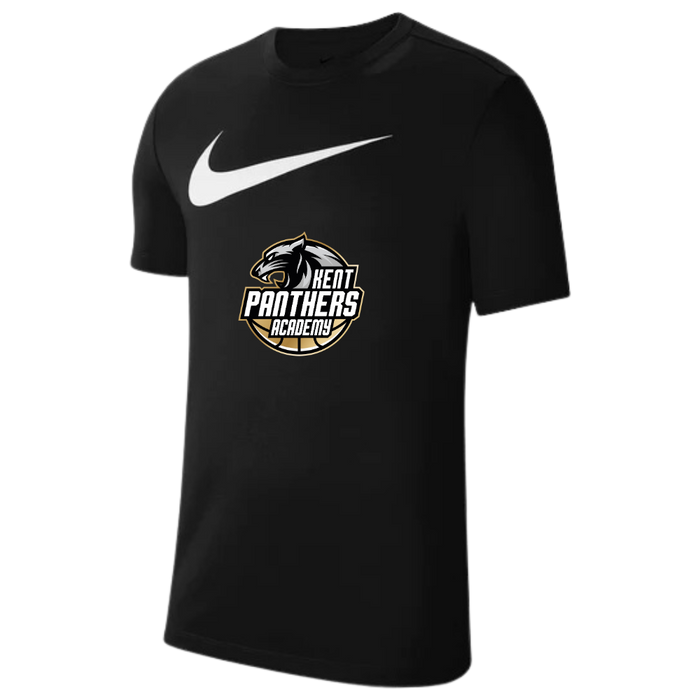 Kent Panthers Academy Black Logo Tee