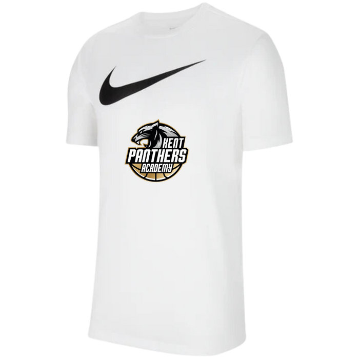Kent Panthers Academy White Logo Tee