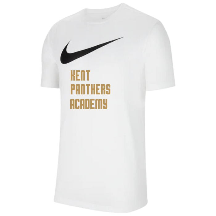 Kent Panthers Academy White Text Tee