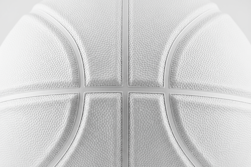 a white image but it has the grooves of a basketball