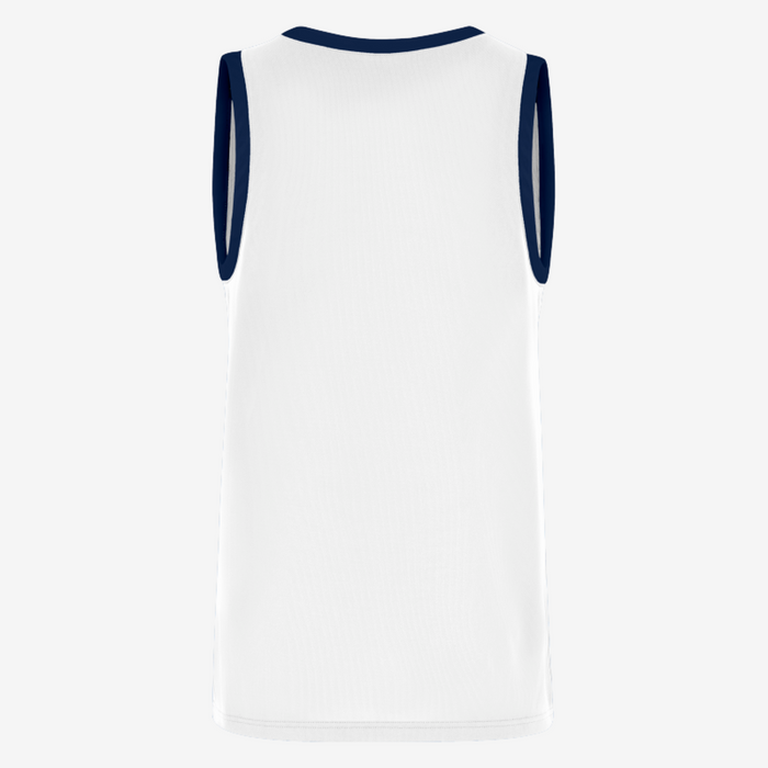Nike TEAM 25 Basketball Jersey in white and obsidian