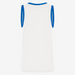 Nike TEAM 25 Basketball Jersey in white and royal blue