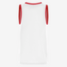 Nike TEAM 25 Basketball Jersey in white and university red