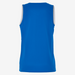 Blue sleeveless shirt on a white background