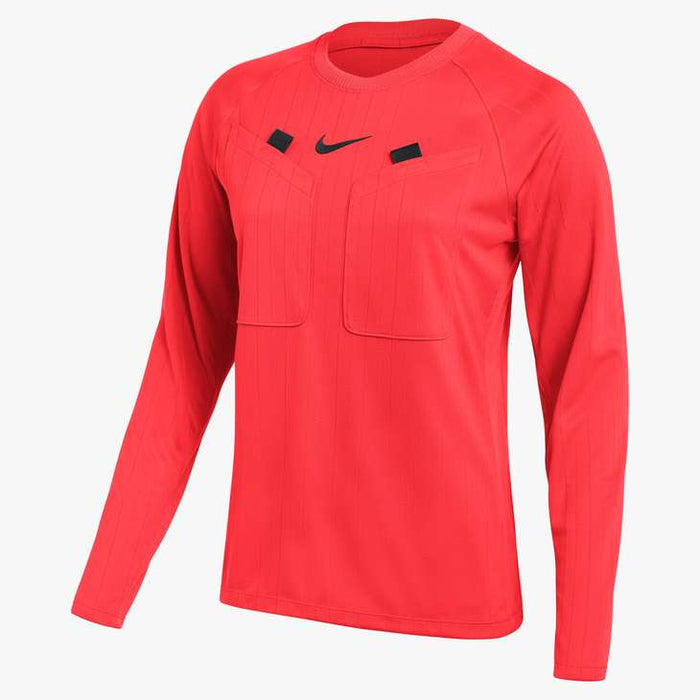 Nike Dri-Fit Referee III Women's Long Sleeve Shirt in bright crimson
