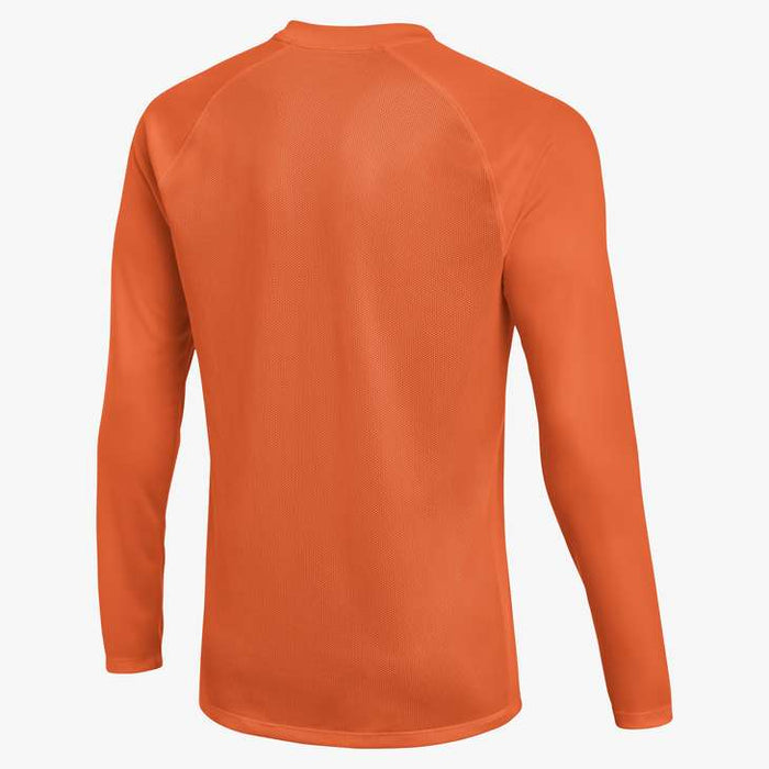 Nike Dri-Fit Park VIII Long Sleeve Shirt in safety orange