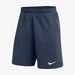 Nike Park Men's Fleece Soccer Shorts in Midnight Navy/White
