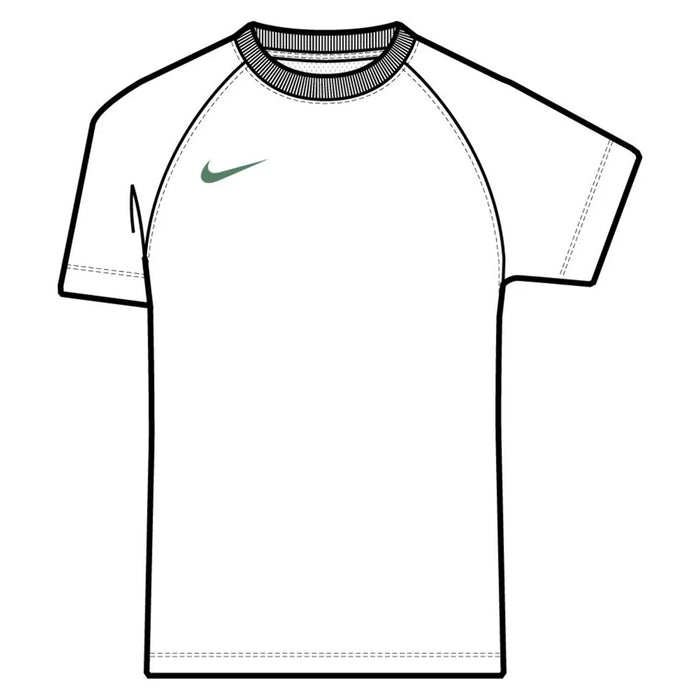 Nike Dri-Fit Park VIII Women's Short Sleeve Shirt in white/pine green