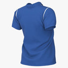 back of Nike Dri-FIT Park 20 Polo Short Sleeve Womens in royal blue