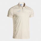 Joma Cricket Short Sleeve Polo in white