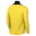 back of Nike Dri-FIT Academy Pro 24 Long Sleeve Drill Top in tour yellow