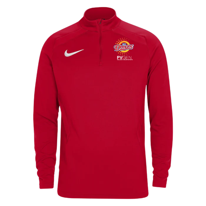 UCCD Seniors Red 1/4 Zip Midlayer