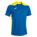 Joma Championship VI Short Sleeve Shirt in Royal/Yellow
