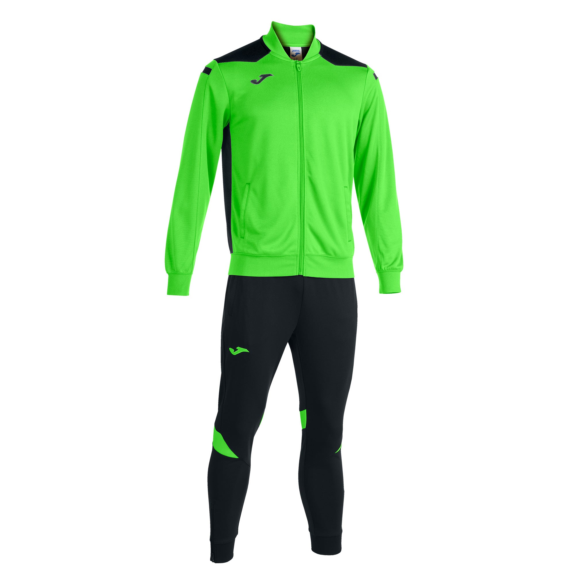 Joma Championship VI Tracksuit in Fluor Green/Black