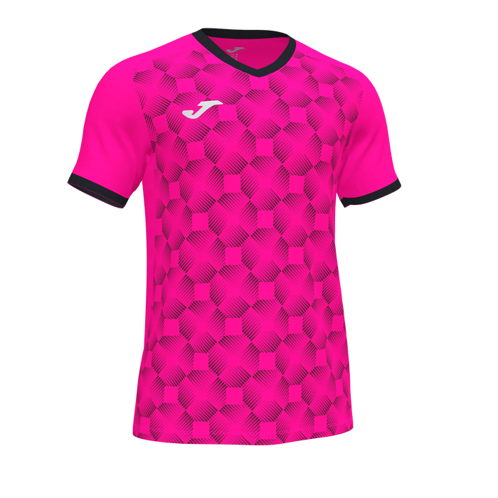 Joma Supernova III Short Sleeve Shirt in Pink/Black