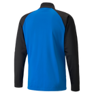 back of Puma Team Liga 25 Training Jacket in electric blue lemonade