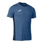 Joma Winner II Short Sleeve Shirt in blue/dark navy