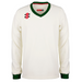 Gray Nicolls Pro Performance Cricket Sweater in ivory/green
